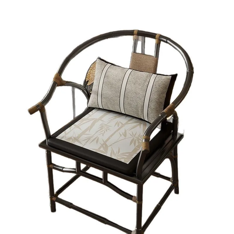 

Tea chair cushion Taishi chair armchair thickened seat cushion non-slip mahogany sofa cushion throw pillow