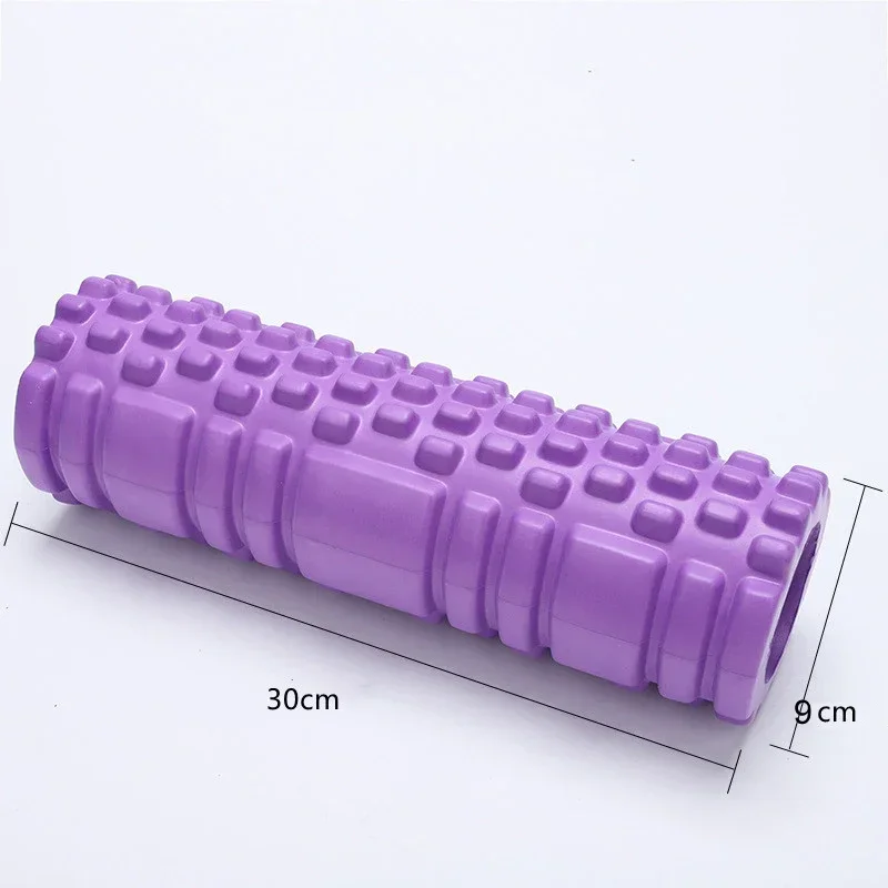 1Pcs 30CM Yoga Muscle Roller Self Massage Tool Yoga Foam Roller High-density  for Gym Pilates Yoga Fitness Gym Equipment