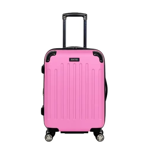 

Kenneth Cole REACTION Renegade Luggage Expandable 8-Wheel Spinner Lightweight Hardside Suitcase, Watermelon, 20-Inch Carry On