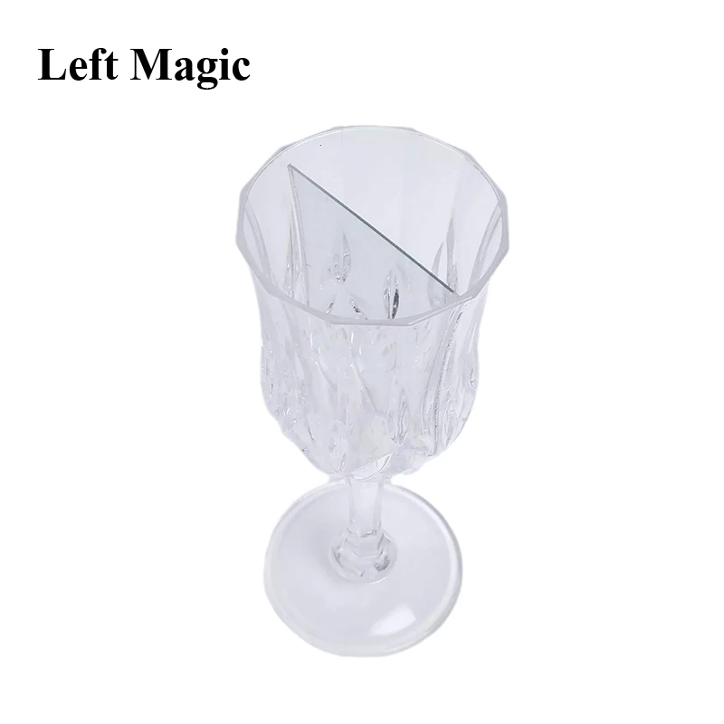 Mirror Chalice (Acrylic) Illusions Magic Tricks Liquid Disappearing to Silk Magia Cup Stage Gimmick Props Comedy Mentalism Fun