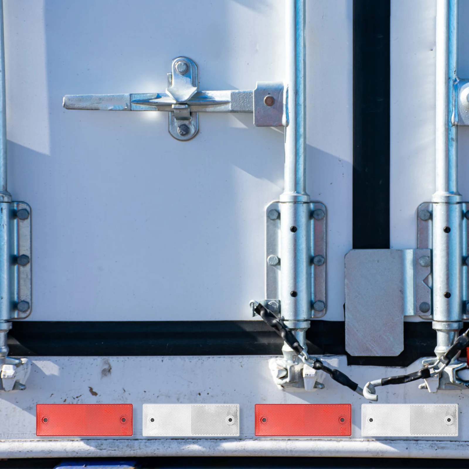 

20 pcs Reflective Yellow Strips High Visibility Tape Reflector Tape for Car Trailer Bicycles Waterproof Outdoor Use