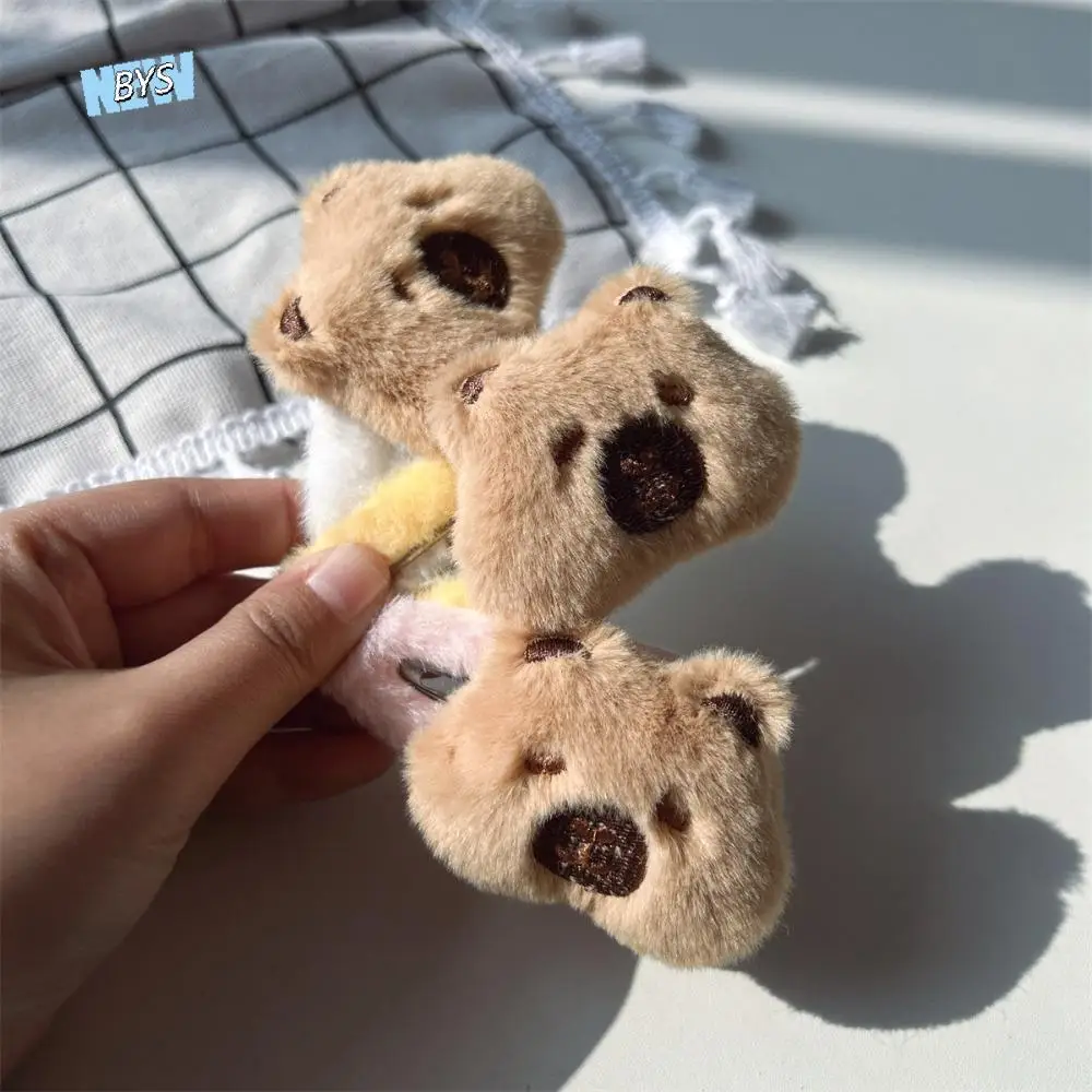 

Funny PP Cotton Capybara Headband Hair Hoop Soft Capybara Plush Hair Clip Cute Colorful Cartoon Animal Hair Accessories Makeup