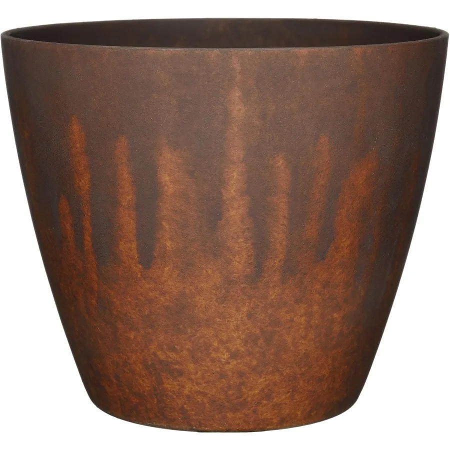 

Classic Home and Garden Vogue Planter Pots with Pottery Quality Finish for Modern Indoor and Outdoor Use UVResistant Porch Plan