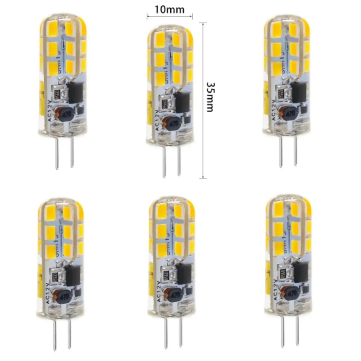 6Pcs/lot G4 LED Lamp 2W 3W 4W 5W 7W 9W AC DC 12V 220V Corn Bulb SMD2835 3014 360 Beam Angle Replace Halogen Chandelier Lights