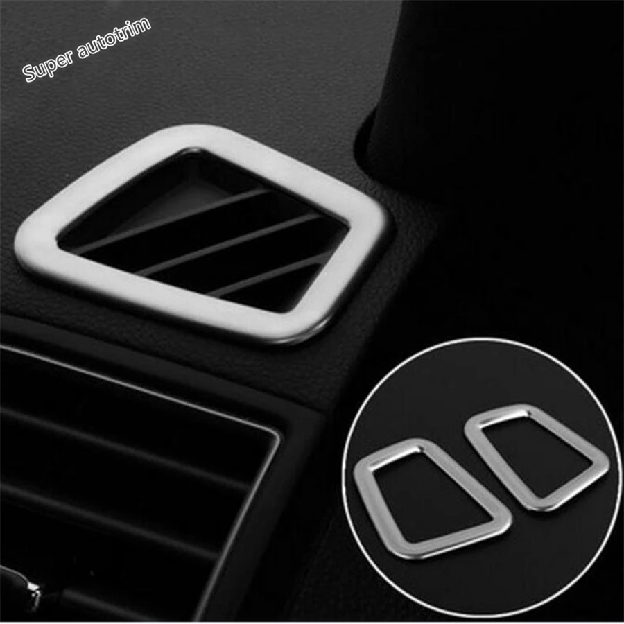 Dashboard Front Air Conditioning AC Vent Outlet Frame Cover Trim For Ford Explorer 2013 - 2018 ABS Matte Accessories Interior