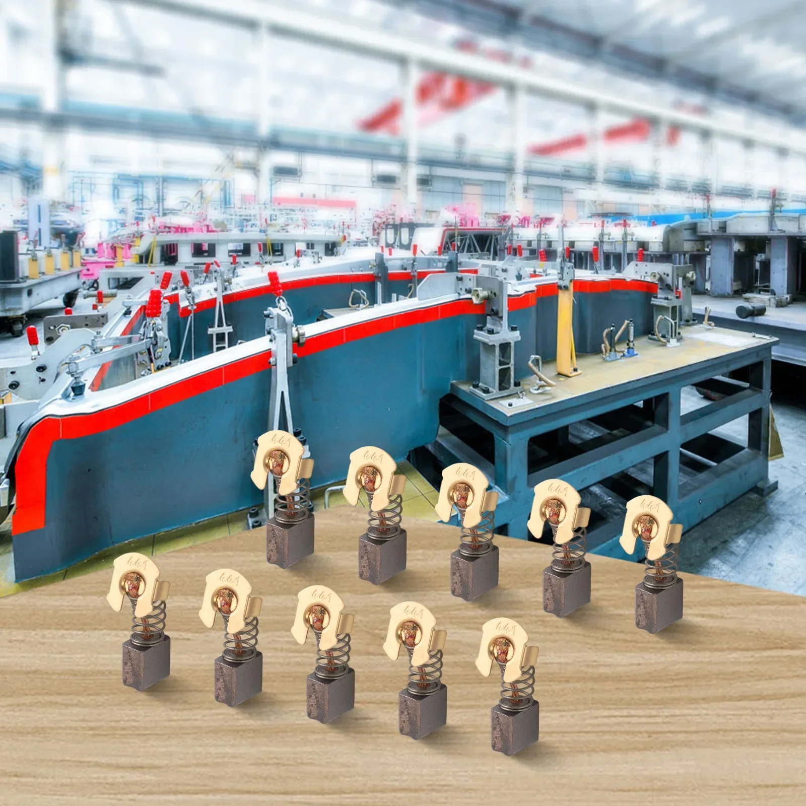 High Quality Cordless Fit For Replacement 10pcs Type CB432 CB441/CB432 For MKT Carbon Brush For MKT DHR241 DHR202