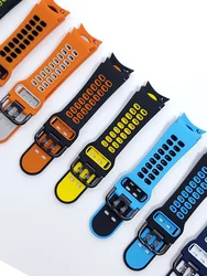 20mm Band For Samsung Galaxy Watch 6/5 pro 45mm 4 classic 46mm 6 44mm 40mm No Gaps Sport Silicone Bracelet Galaxy Watch 6 strap