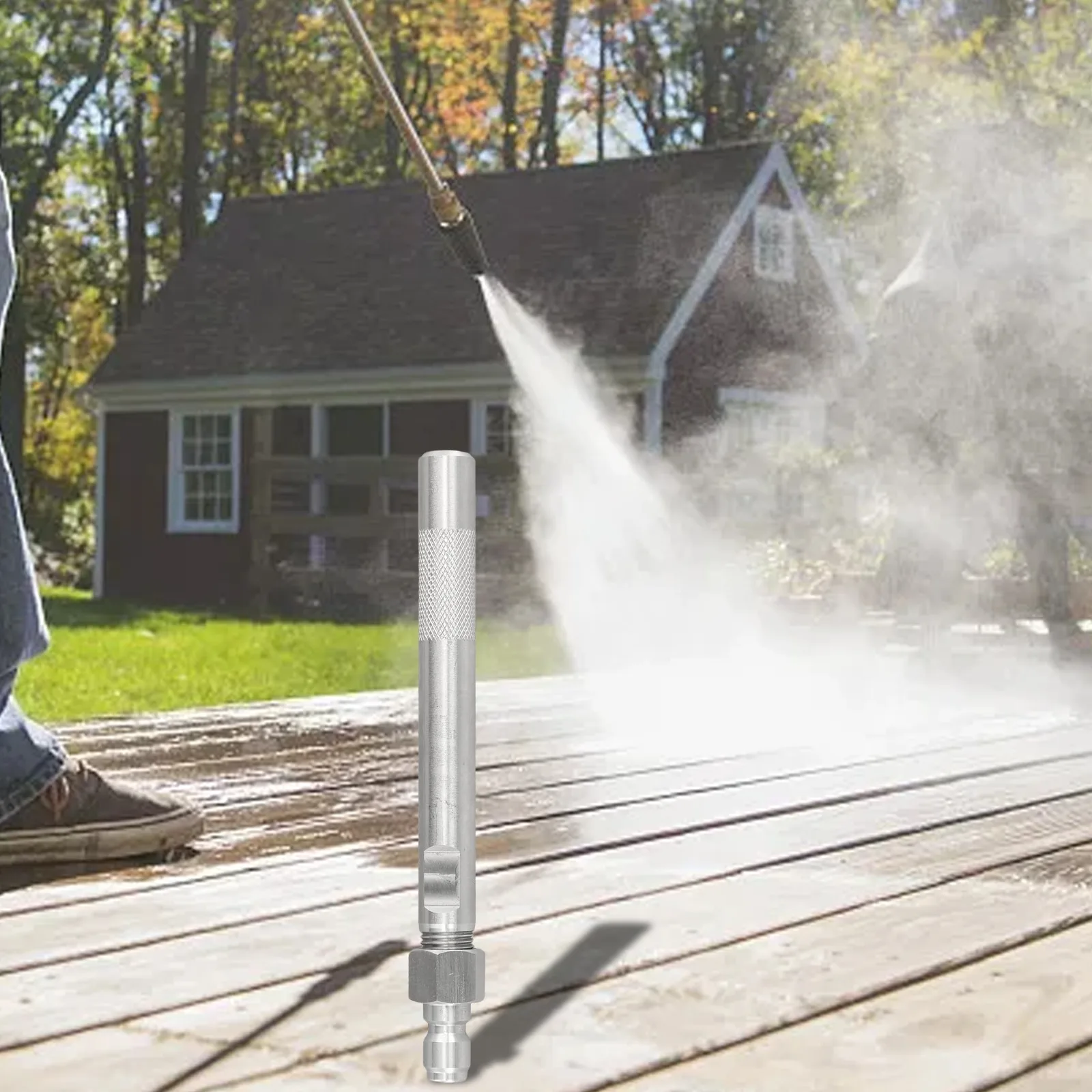 

High Pressure Cleaning Machine Nozzle Long Range Nozzle For Pressure Washers Clean High Areas Effortlessly Garden Pressure Tools