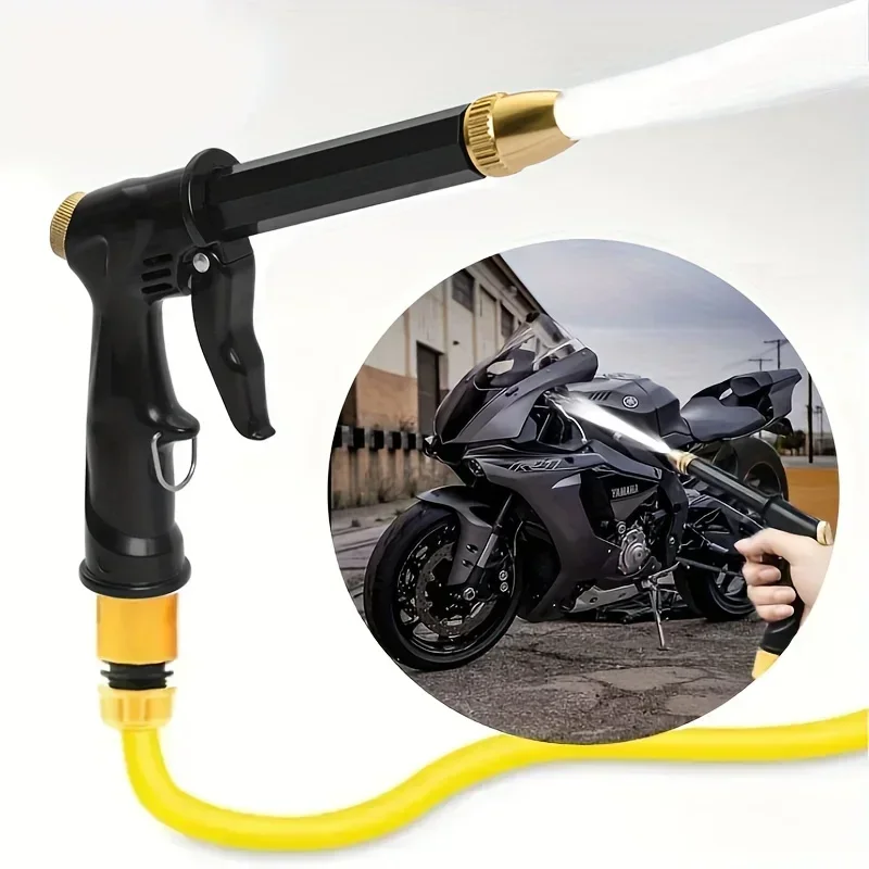 1PC motorcycle high pressure cleaning car wash water gun plastic gun body garden water gun nozzle garden shower power cleaning