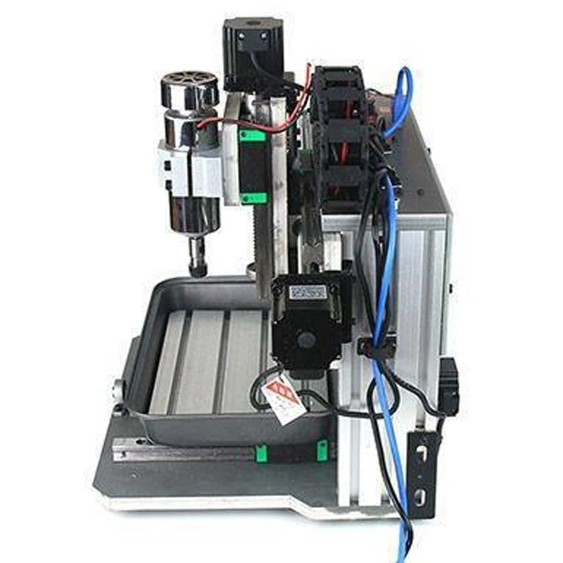 USB 4 Axis CNC Engraving Machine 3020 Linear Guide Wood Router 1500W Metal PCB Lettering Milling Carving Cutting Machine