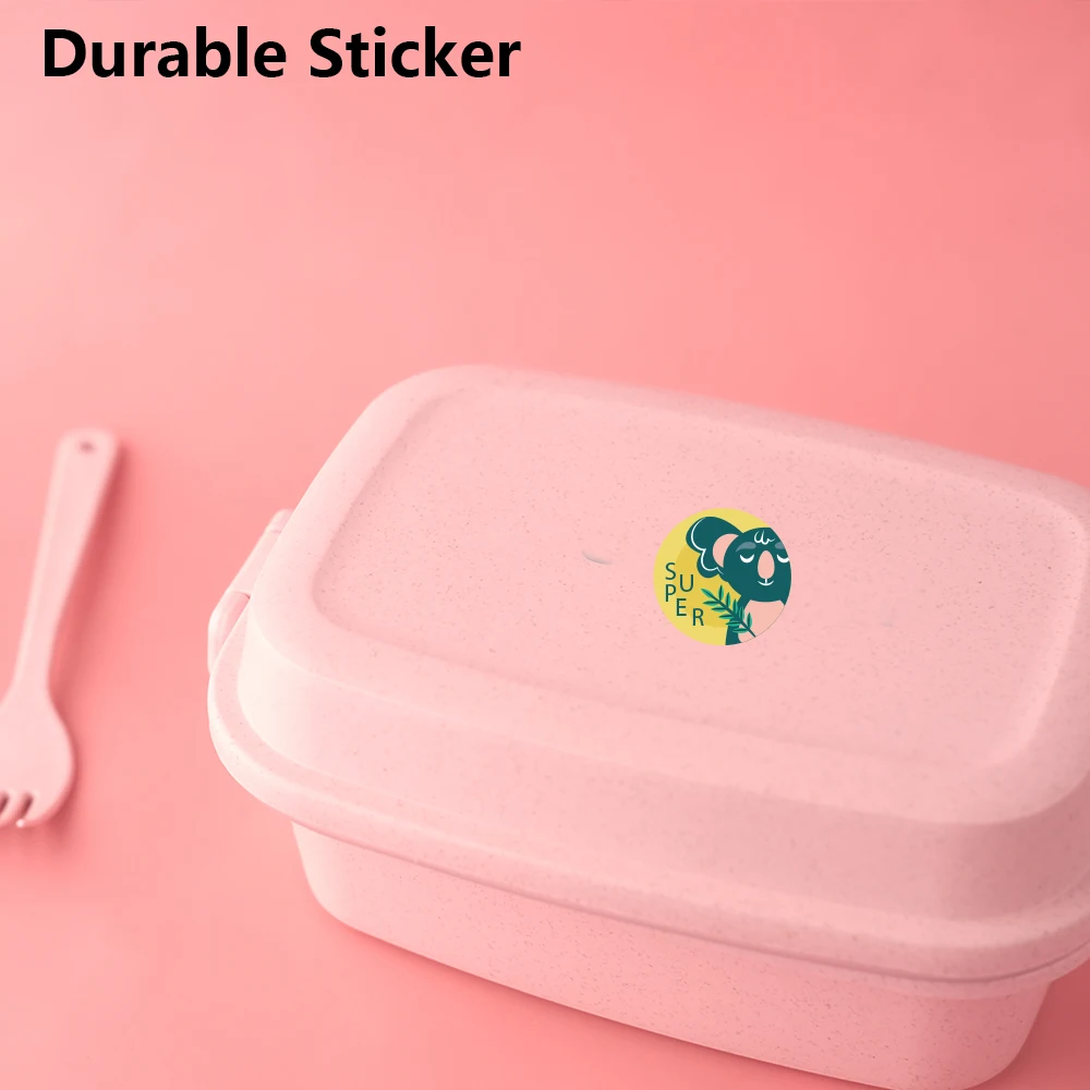 48/96 pcs Hand-drawn animal illustrations Personalized Name Stickers Textbook Stickers Personalized Tag Pencil Tag
