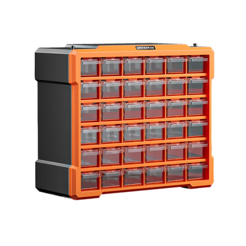 Large Capacity Tool Box Spliceable Storage Box Wall Hanging Multi Grid Drawer Parts Storage Cabinet Hardware Tool Organize Boxes