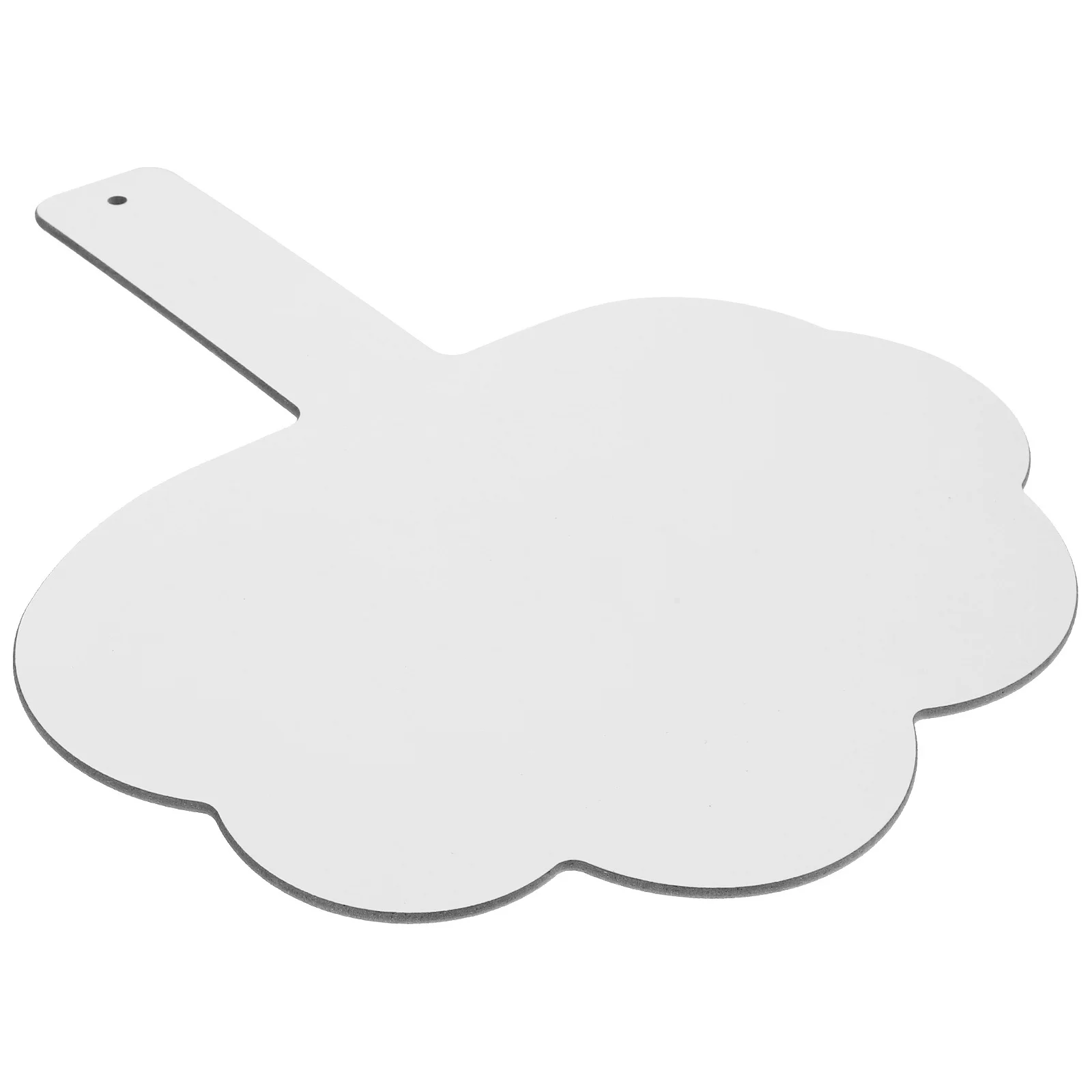 Double Sided White Board PVC Handheld Dry Erase Answer Paddle Classroom Teaching Prop Scoring Board Game Supplies