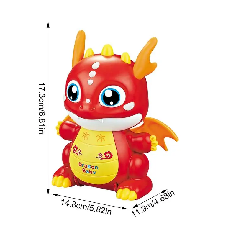 Dancing Walking Toy Interactive Action Learning Dragon Cute Light Up Dancing Dragon With Music For Boys Girls Toddler Birthday