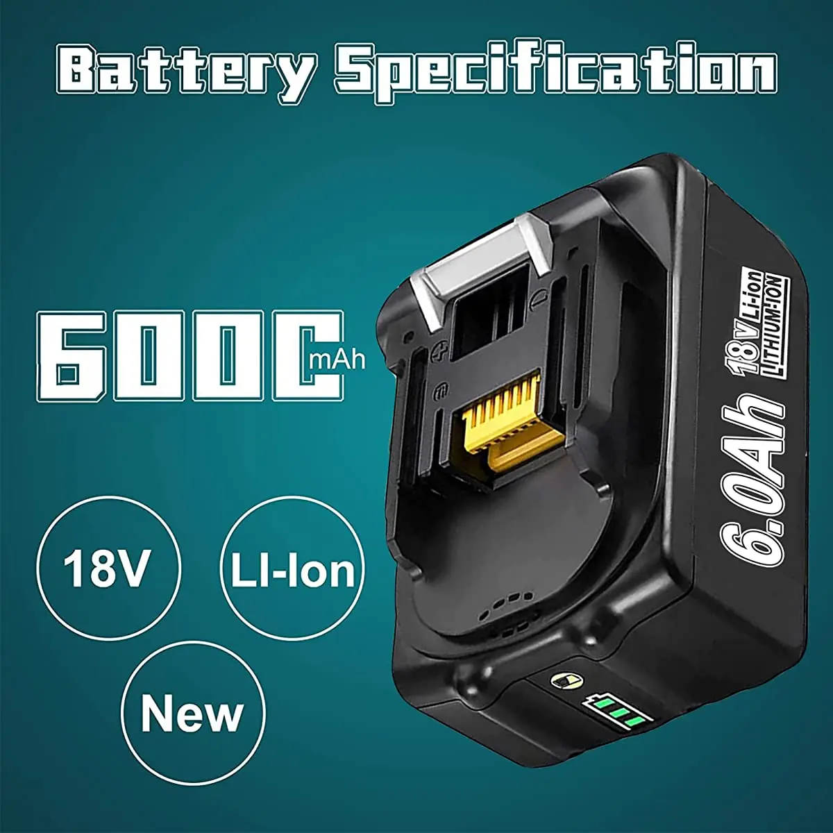 2022 amélioré 9.0Ah 18V Pour Makita BL1860 BL1850B BL1850 BL1840 BL1830 BL1820 BL1815 LXT-400 Remplacement Batterie Au Lithium