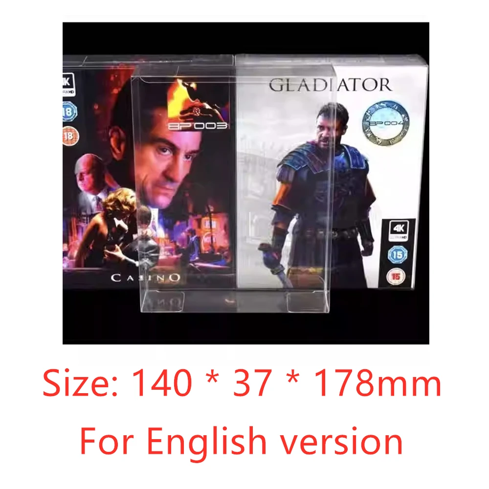 Transparent Box Protector For EB BluPack Collect Boxes TEP Storage Game Shell Clear Display Case