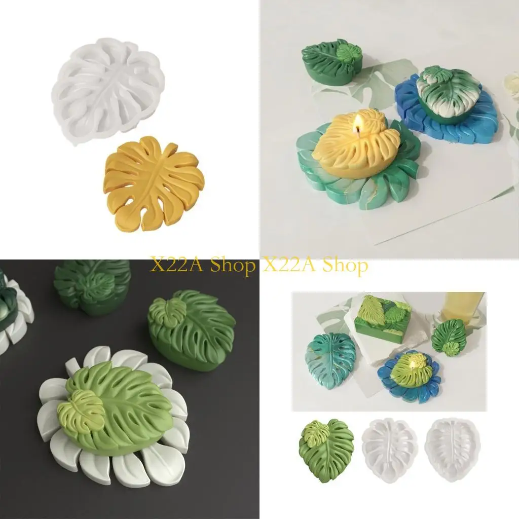 Unique Versatile Silicone Mold with Monstera Designs Reusable Silicone Mold for Epoxy Resin Artwork