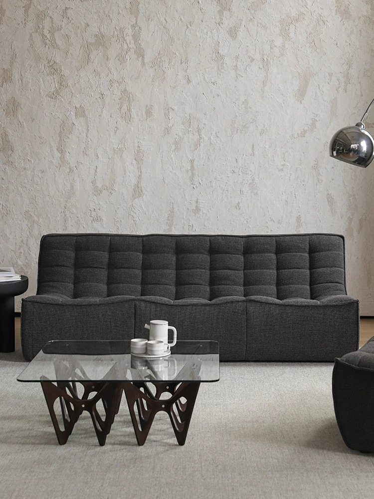 Wabi Sabi Module Hoek Enkele Geïmporteerde Stoffen Bank