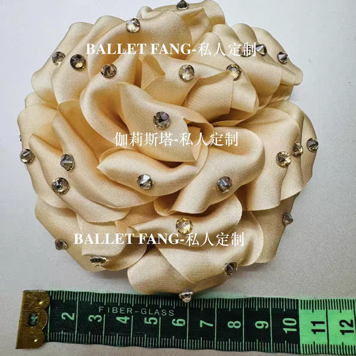 Red Green Champagne ballet headflower Paquita Esmirada Don Quixote with diamond roses
