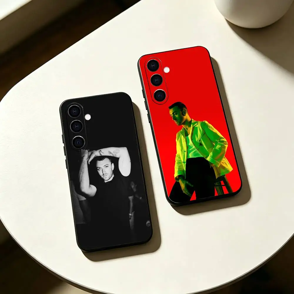 Famous singer S-Sam S-Smith  Phone Case For Samsung Galaxy A73,A72,A71,A70,A53,A52,A51,Soft Silicone Black Cover