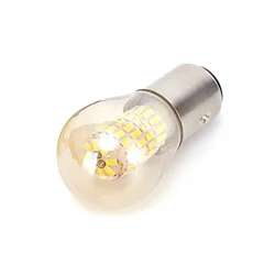 1x12-24V P21w Led 1157 1156 bombilla de luz de coche de alto brillo S25 Ba15s Bay15d lámpara de señal para Auto blanco Envío Directo compatible