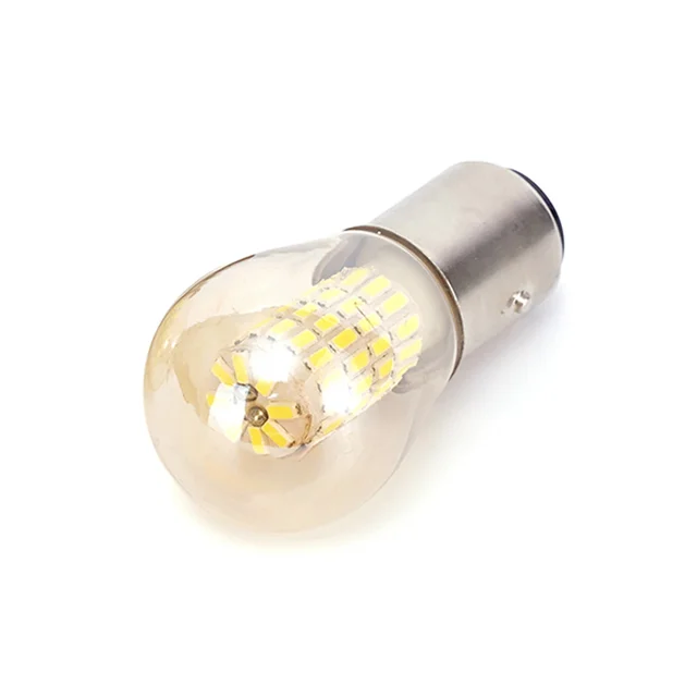 1x 12-24V P21w Led 1157 1156 High Bright Car Light S25 Bulb Ba15s Bay15d Sinal Lamp for Auto White Drop Shipping Supported