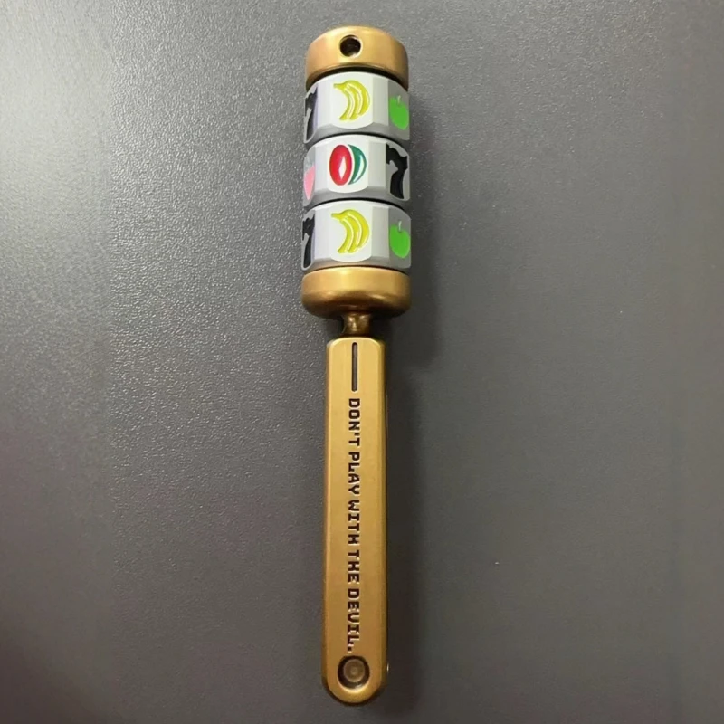 メタルフィジェットローラースピナー磁気プッシュコインラッキーホイールプルフィンガートップスピニングトップチップフライホイールEDCストレス解消玩具