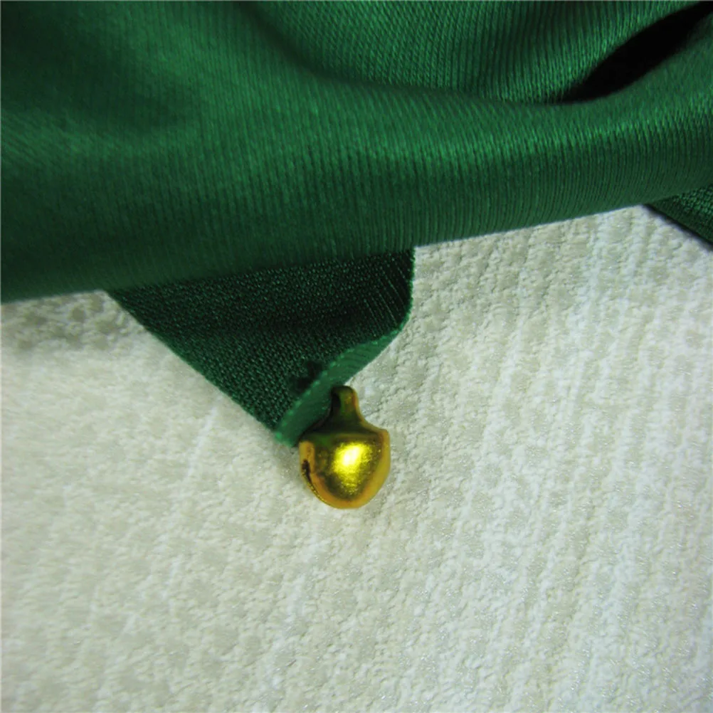 

Christmas Apron Set Thick Vibrant Color Elf Decorated Hanging Neck Back Tie Kitchen Bib Festive Atmosphere Party