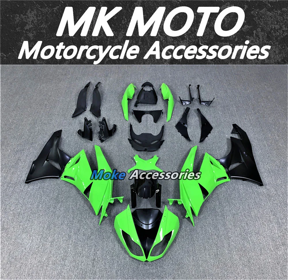 

Moke moto Motorcycle Fairings Kit Fit For zx-6r 2009 2010 2011 2012 636 Bodywork Set ABS injection Ninja Black Green New