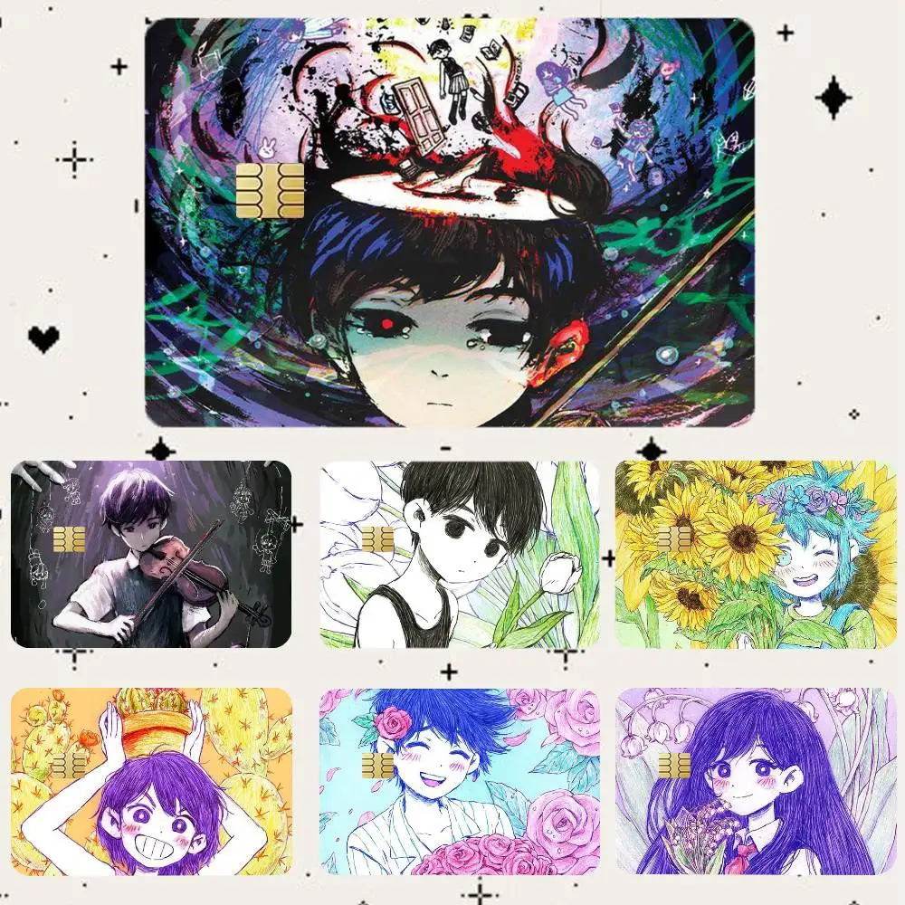 

O-Omori HD Waterproof Card Skins Protective Stickers for Credit Bank Game Cards