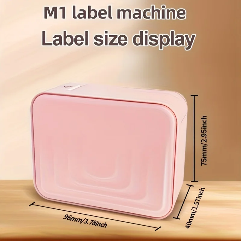 M1 portable ink free Bluetooth mini thermal label printer, similar to D30P15 D11 D101 D110 printer, or corresponding consumables image 2