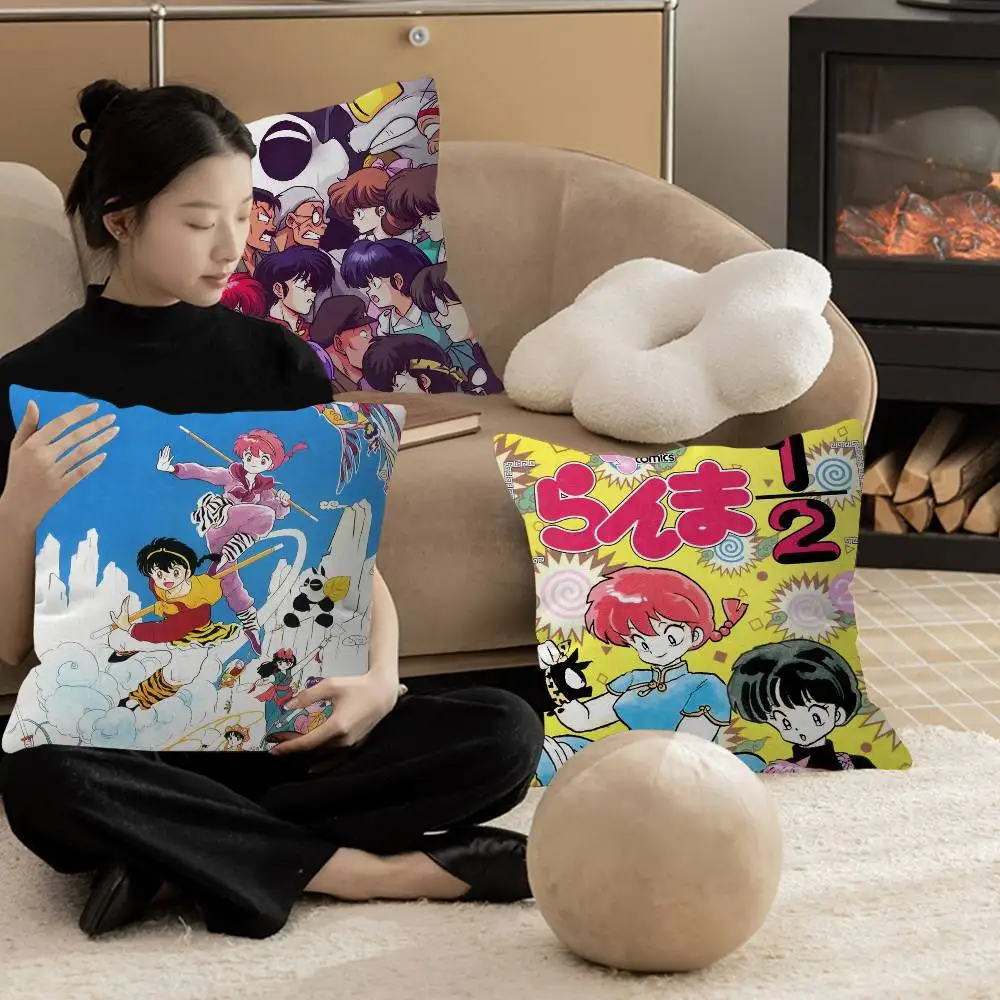 Comedy Comics Ranma 2 1 Pillow Anime Pillow Sofa Bed Head Pillow Cover Cushion Cover 45x45 Cm Fashion