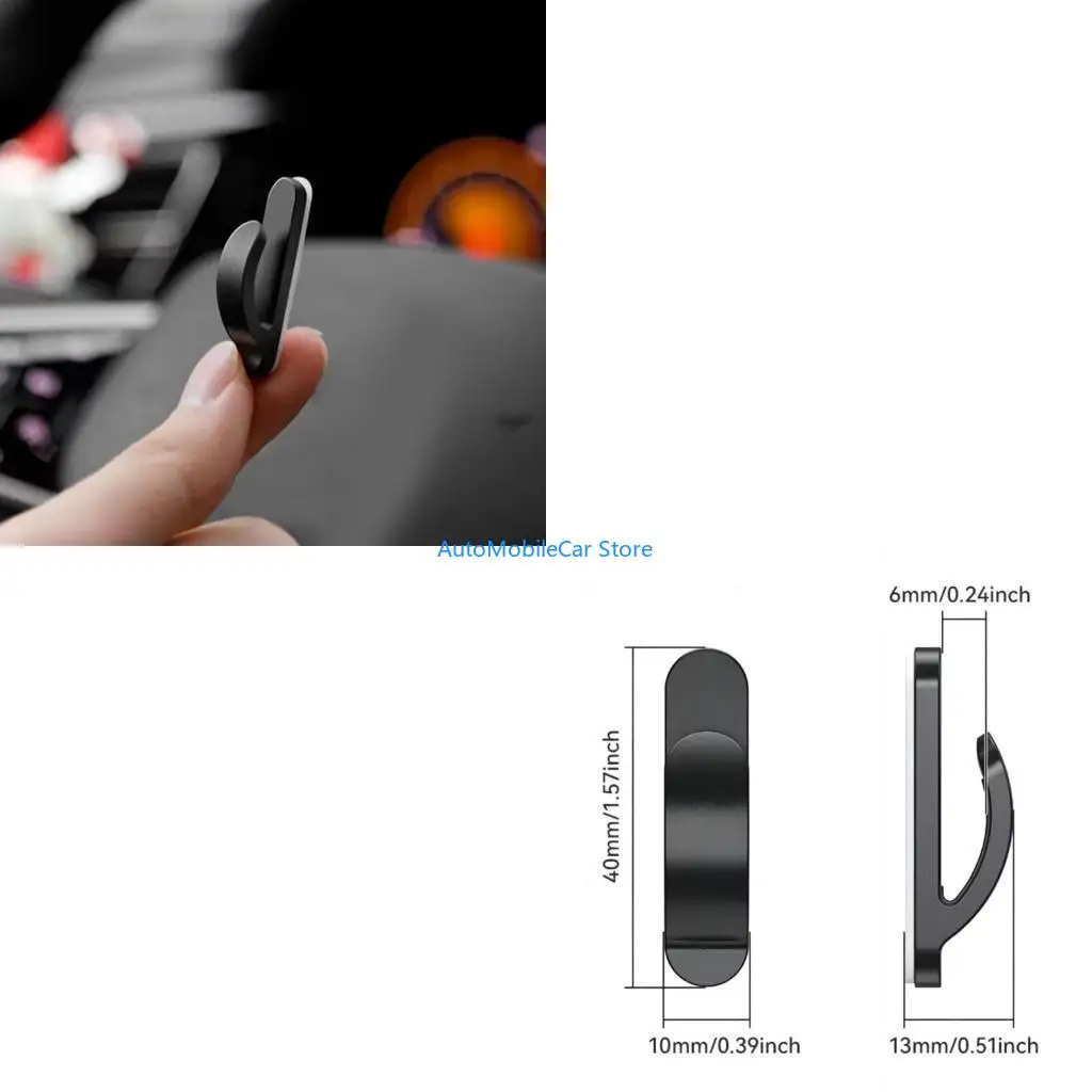 G8TE Universal Mini Car Hook Efficient Car Interior Hook Easy Install Car Hook Strong Load Bearing Hook Simple Installation