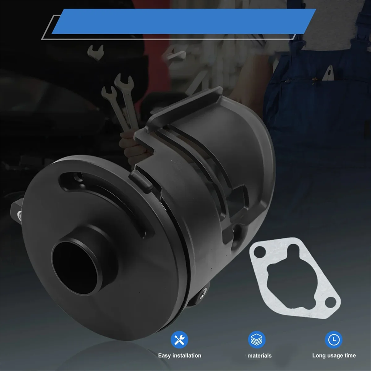 Основание очистителя воздушного фильтра BAAQ с прокладкой для Pro CH440 14hp 429cc и CH395 9.5hp 277cc 17-094-33-S