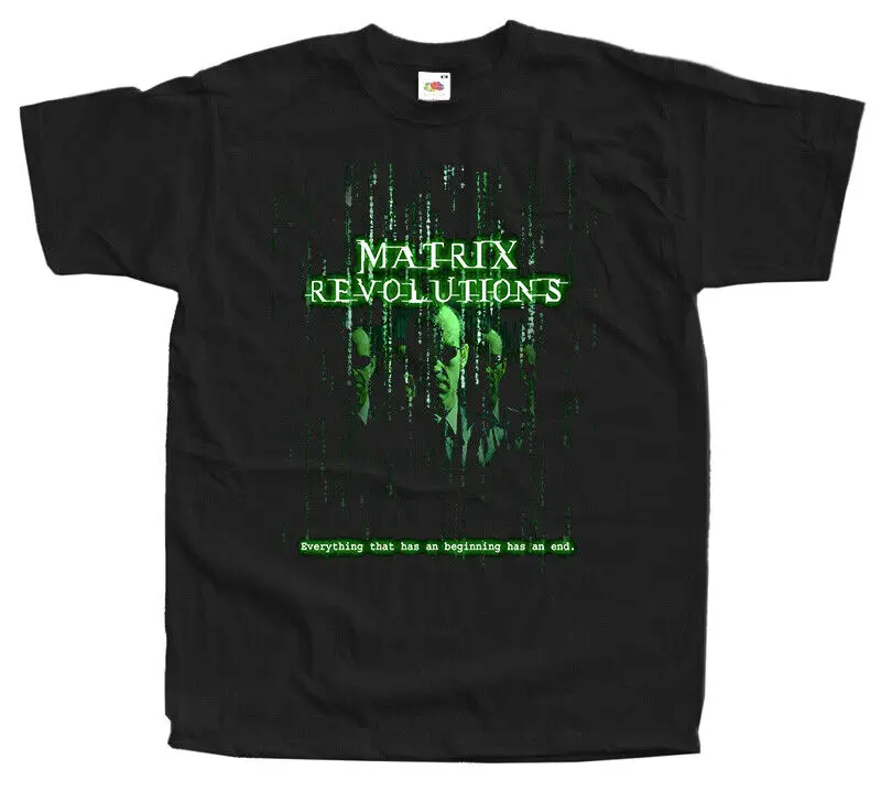 

MATRIX Revolutions v5 T SHIRT TEE black Shirt all sizes S to 5XL