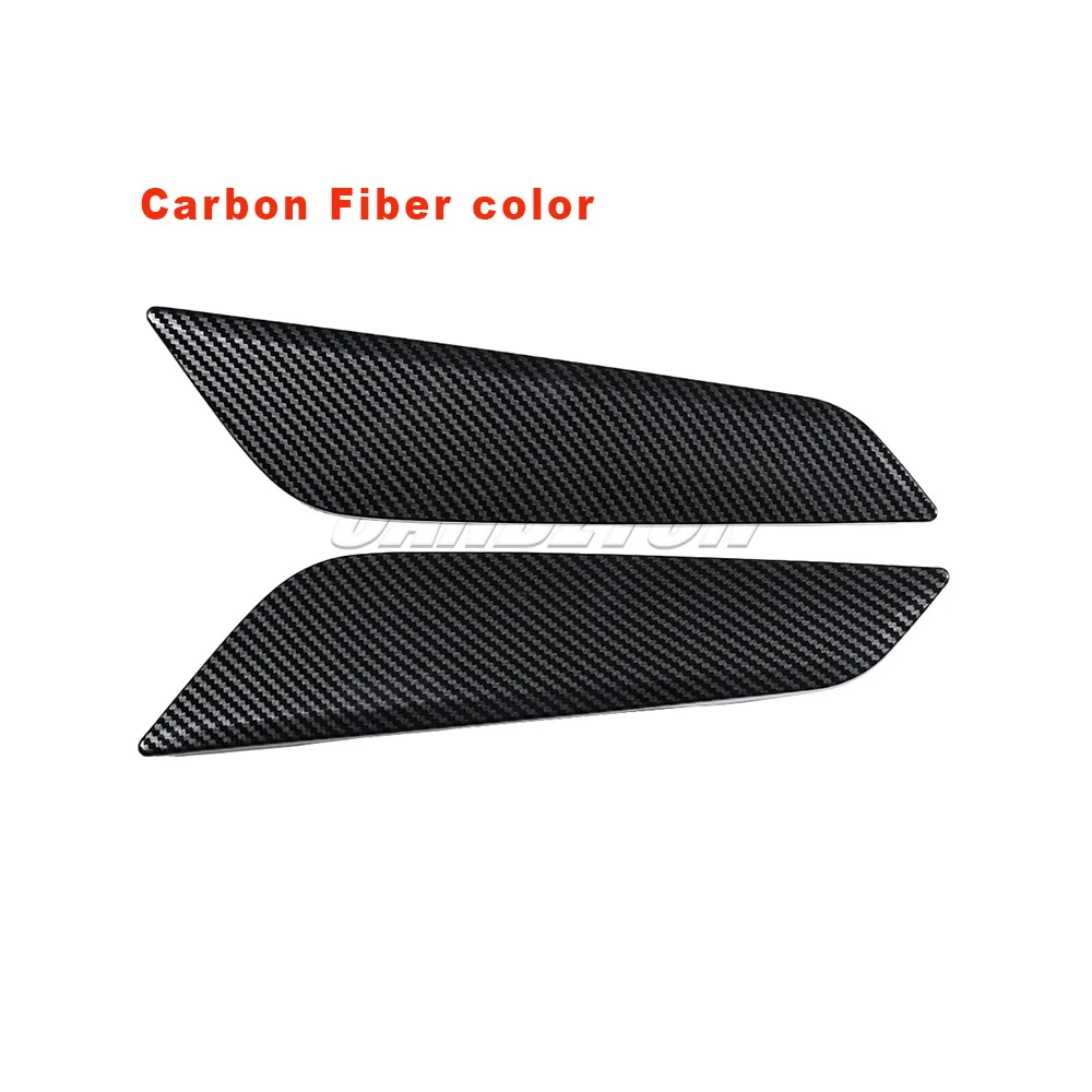 Neue vordere Seitenkotflügel-Lüftungsabdeckungen Schwarz/Carbon-Optik L+R 51747439013 51747439014 für BMW G30 G31 2017-2023 Autozubehör – Detail 4