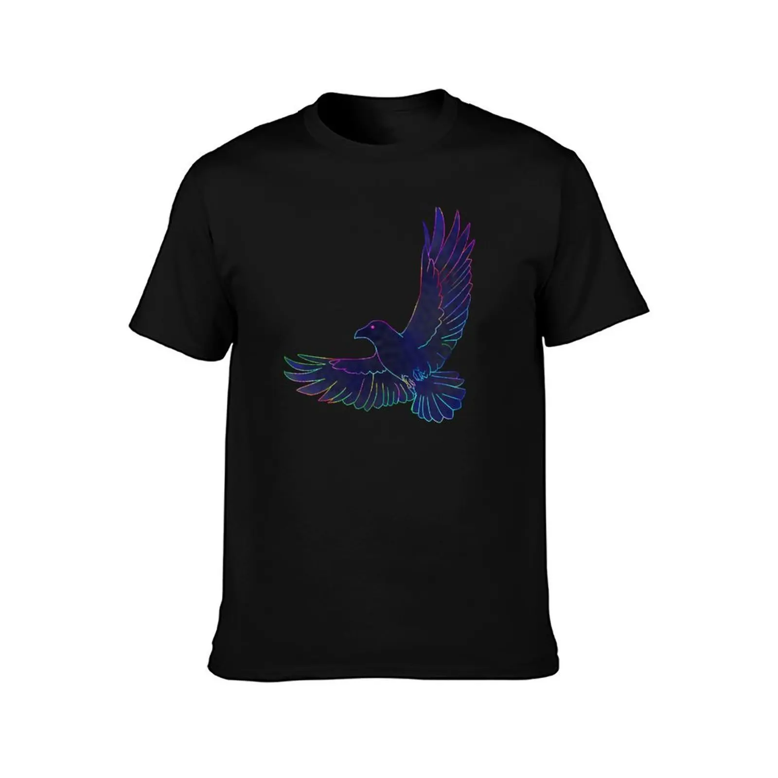 Psychopomp- Crow T-Shirt man t shirt luxury T-Shirt