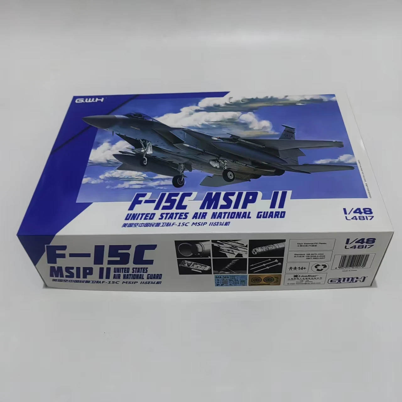 

fighter Model Kit L4817 GreatWall Hobby1/48 F-15C MSIP II - United States Air National Guard-Single-seat