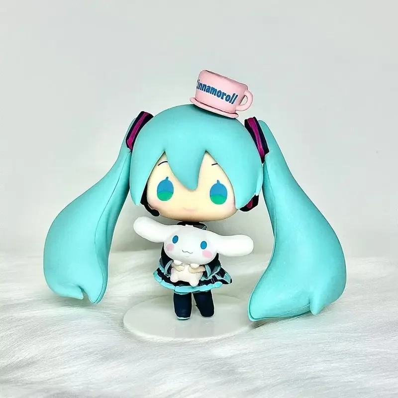 Desenhos animados Hatsune Miku Figura Anime, Lírio Fada, Kawaii Futuras Figuras de Ação, Modelo de Desenho Animado, Desktop Ornamentos, Estátua, Brinquedo Kid Presente