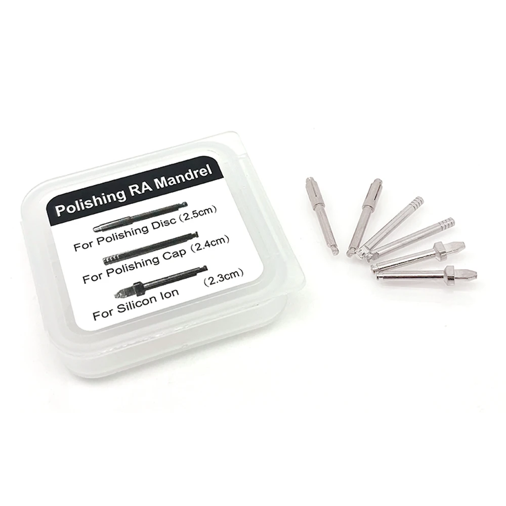 

High-Precision 6PCS Dental RA Mandrels for Polishing Super Root Canal Disc Cap Ideal for Silicon Ion Technology Applications