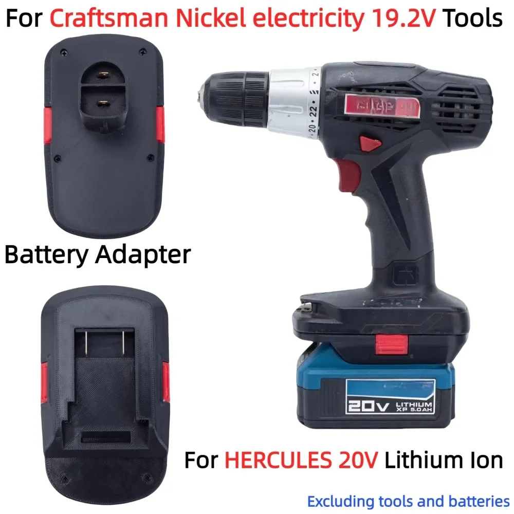 Battery Compatible Adapters For HERCULES 20V Li-ion TO Craftsman Nickel Electricity 19.2V Electricity Brushless Cordless Tools