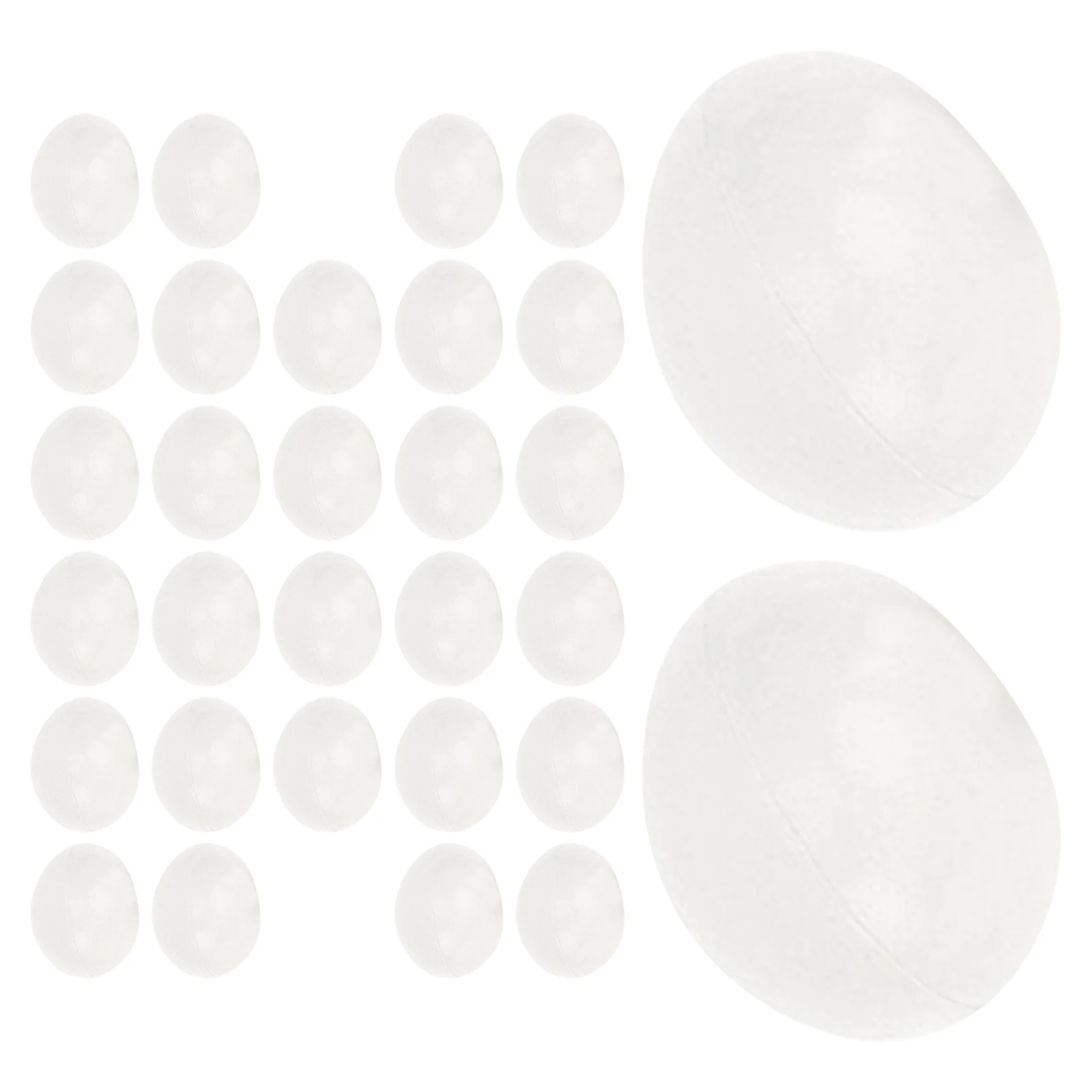 30개 리얼리틱 플라스틱 달걀 DIY 그래피티 달걀 어린이 창의적 예술 프로젝트 실내 장식 사진 소품 가짜 달걀 공예