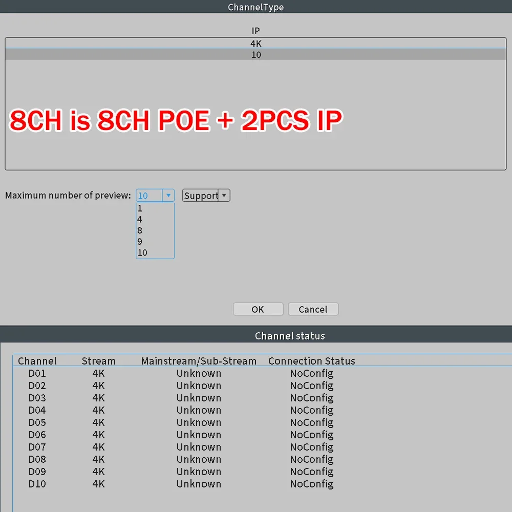 8CH 5MP 8MP POE セキュリティ カメラ システム 双方向オーディオ 8MP NVR キット CCTV IP カメラ H.265 P2P ビデオ監視セット