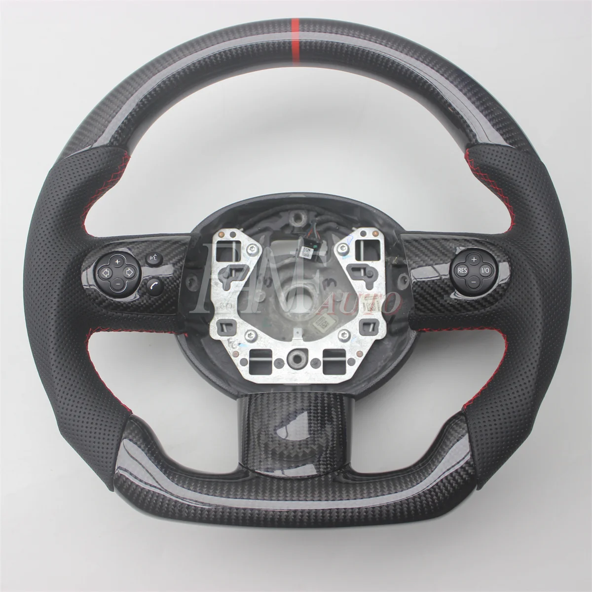 

Replacement Real Carbon Fiber Steering Wheel with Leather for BMW MINI R50 R52 R53 R55 R56 R57 R58 R59 R60 R61