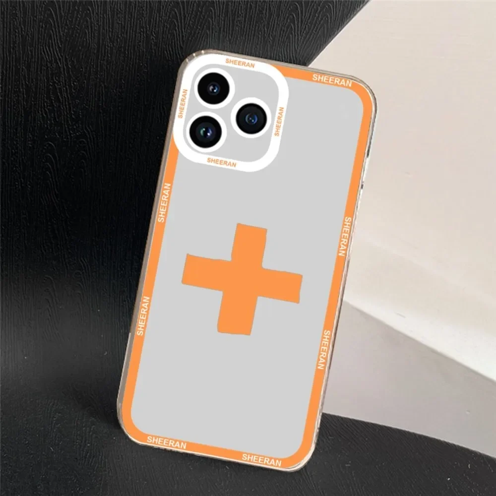 Ed Sheeran Singer Pop Music Singer Star Phone Case For iPhone 11 12 Mini 13 14 Pro Max Transparent Shell