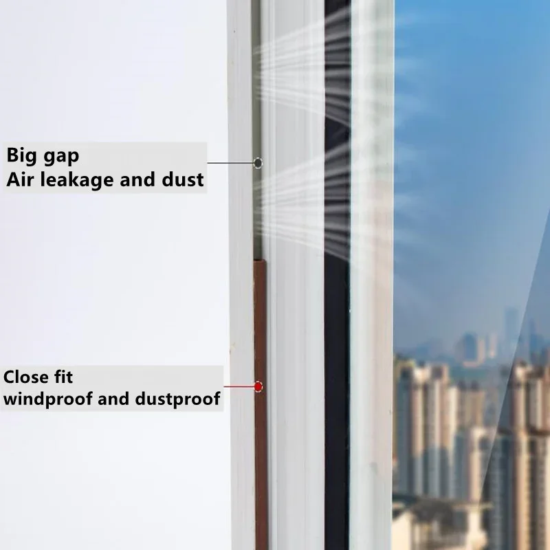 ذاتية اللصق الباب ونافذة ختم الشريط ، الغبار ، عازلة للصوت ، رغوة ختم الشريط ، السير الوقائي ، المضادة للتصادم ، سدادة مطاطية ، 5-10 متر #5