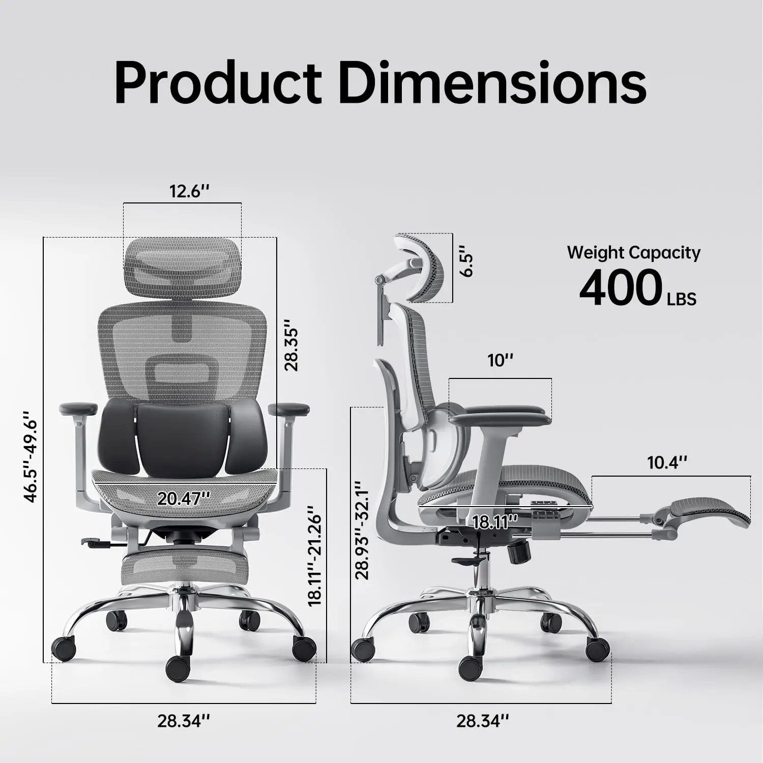 Customized Modern Office Ergonomic Mesh Chair Comfortable Nap Time Reclining Revolving Feature Adjustable Headrest Factory Use