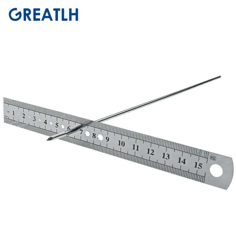 1pcs Autoclavable Orthopedic Kirschner K Wire and Bone Screw Diameter Lenght Measuring Ruler Orthopedic Instrument pet