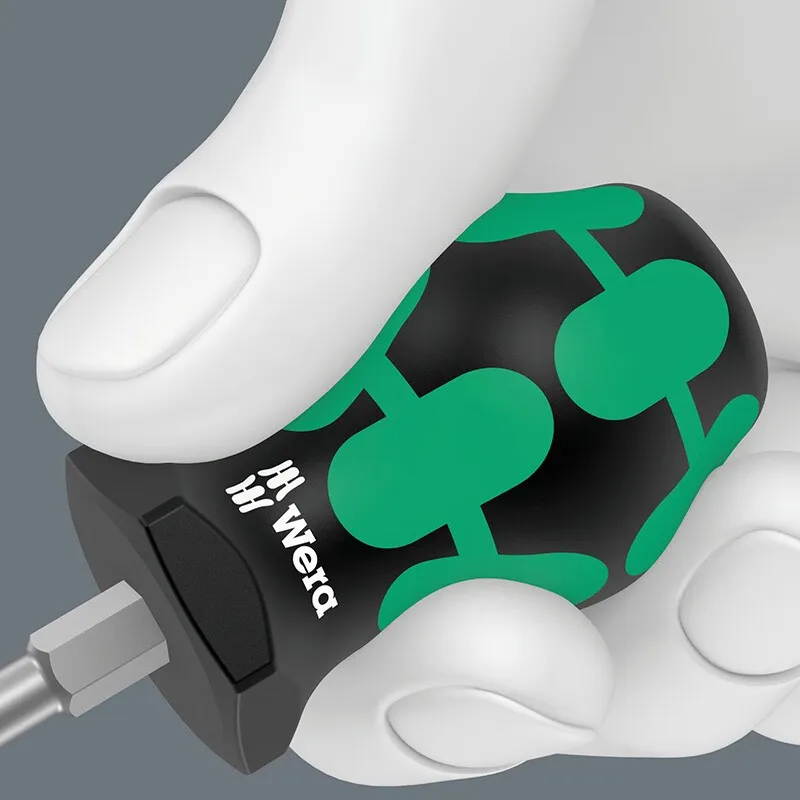 WERA 05008856001 367 TORX Stubby Screwdriver TX 10 x 25 mm Short Compact Shape for Working in Confined Spaces and Durable