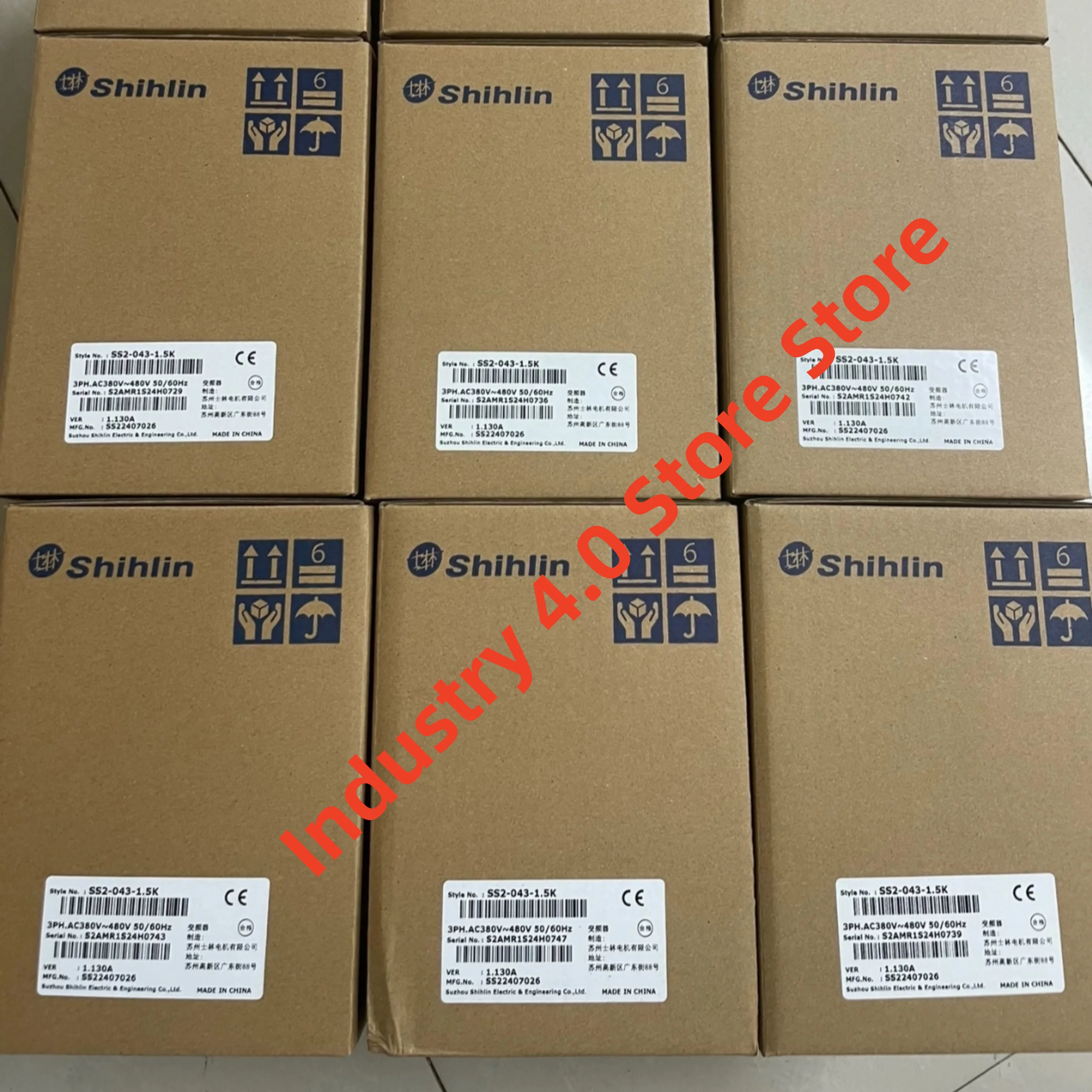 SS2-043-1.5K 380V 1.5KW marca conversor de frequência novo